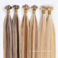 Remy Flat Tip Hair Extensions: HEUR de haute qualité